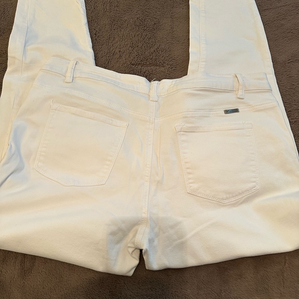 KanCan Women's Cream Overalls